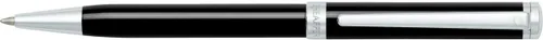 Vista 7 de Sheaffer Pluma estilográfica Intensity Onyx con ribete cromado y punta mediana