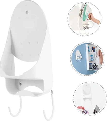 Vista 5 de Veemoon Soporte para tabla de planchar para colgar en la pared, material Pbt, resistente al calor, fácil de instalar