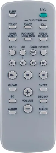 Vista 3 de RM-SC3 Reemplazar el control remoto apto para sistema estéreo Sony CMT-CPX22 CMTGPX6 CMTCP555 MHC-GX450 CMTHPX9 LBTZX9 CMTNE5 HCDCP555 HCDCPX22
