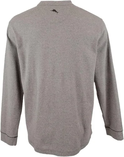 Vista 2 de Camisa de manga larga Albany Abaco para hombre CH-L Carbón jaspeado Gris Carbón jaspeado