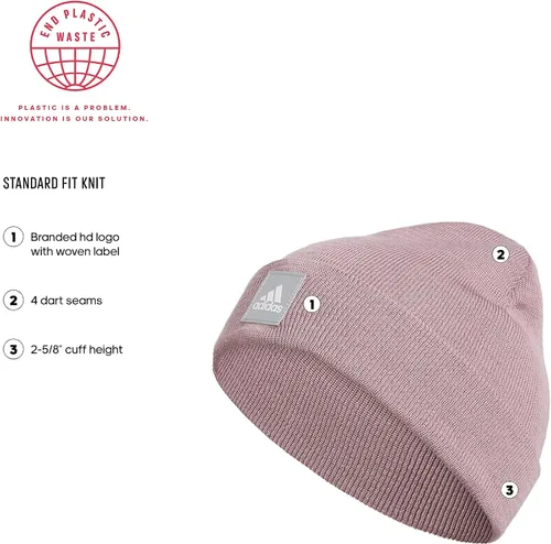 Vista 2 de adidas Gorro plegable de puño 1 x 1 para mujer