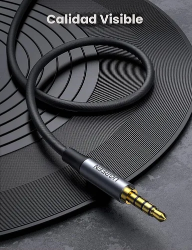Vista 8 de UGREEN Cable de audio de 0.1 in, TRRS de 4 polos, trenzado de nailon