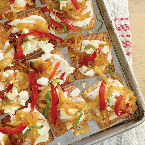 Vista 8 de Triscuit galletas con sabor a vinagre balsámico y albahaca, sin OMG, paquete de 6 cajas de 8.5 onzas cada una