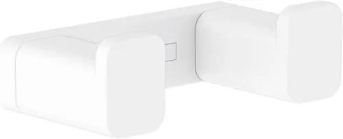 Vista 4 de hansgrohe AddStoris 41755340 - Accesorios de doble gancho en cromo negro cepillado de 1 pulgada