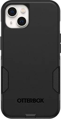 Vista 2 de OtterBox Funda para iPhone 13 (solamente) de la serie Commuter, color negro, delgada y resistente, apta para bolsillo, con protección de puerto