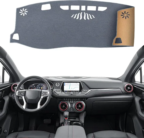 Vista 32 de Cubierta de tablero Tapete de salpicadero Compatible con Chevy Cruze 2015-2011 (para transmisión en la izquierda), Alfombra de salpicadero de coche