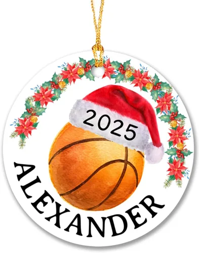 Vista 8 de Adorno de Navidad de béisbol para niños, adorno de Navidad personalizado, adorno de jugador de béisbol, adornos para árbol de Navidad 2024, regalo
