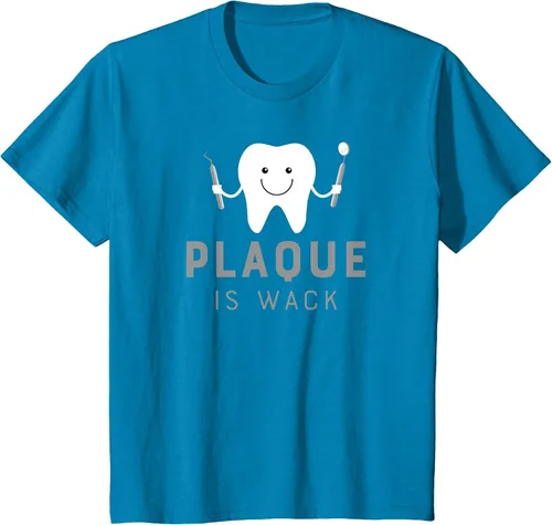 Vista 32 de Plaque is Wack Funny Dental Hygienist T-Shirt Asphalt Grey