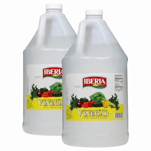 Vista 9 de Iberia Vinagre blanco destilado natural, 1 galón - 5% de acidez