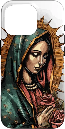 Vista 20 de Funda para iPhone 12 Pro Max Virgen De Guadalupe Católica Virgen De Guadalupe