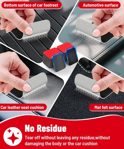 Vista 4 de PHIXBEAR Tiras de Gancho y Bucle con Súper Adhesivo Resistente, Hechas de 3M, Resistentes al Calor, Impermeables, para Uso en Exteriores