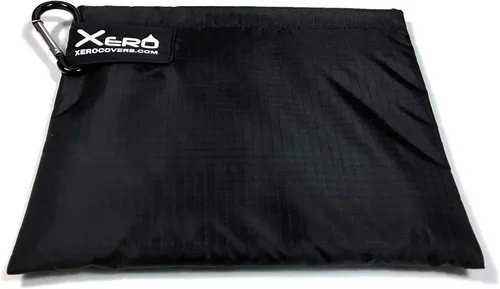 Vista 3 de Funda para aperitivos: bolsa de almuerzo de manga aislada, fabricada en Estados Unidos (negro, pequeño)