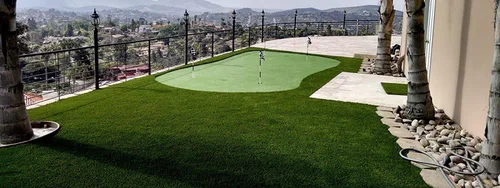 Vista 6 de ¡Nuevo rollo de césped artificial de 15 pies de césped sintético Fescue para mascotas en oferta! ¡Muchos tamaños! (2 muestras de césped de 12" x 12")