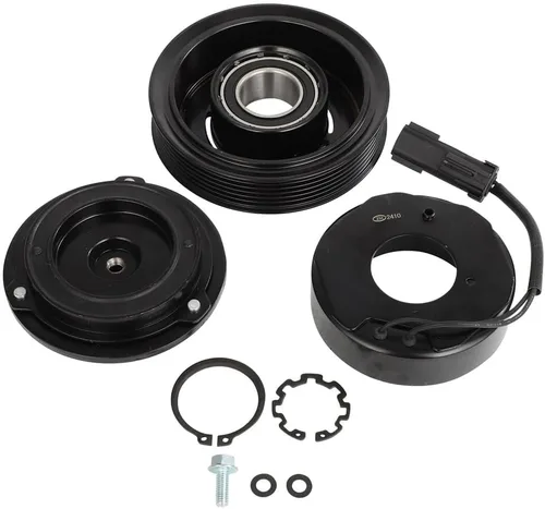 Vista 25 de CCIYU Embrague del compresor de aire acondicionado 2016-2018 para Fiat 500X 2.4L 2015-2021 para Jeep Renegade 2.4L AC Compresor para automóvil