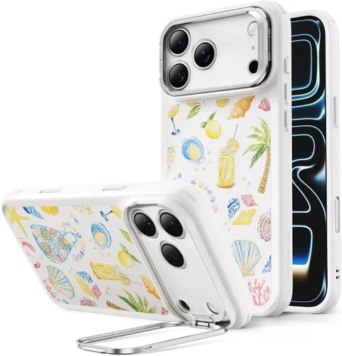 Vista 35 de ESR Funda para iPhone Air con soporte de almacenamiento, compatible con MagSafe, protección contra caídas de grado militar, funda magnética