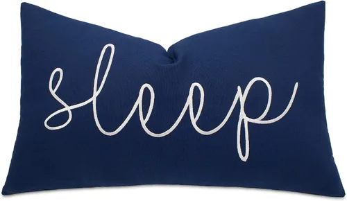 Vista 8 de EURASIA DECOR Naps Fix Everything Funda de Almohada Decorativa Bordada de Acento Lumbar para Cojín - Sala de Estar, Sofá, Silla, Patio, Automóvil