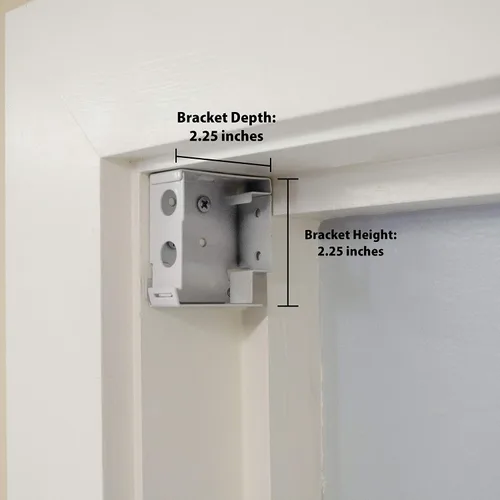Vista 5 de Persianas imitación de madera sintética de 2 pulgadas para oscurecer habitaciones, sin cordón, color blanco