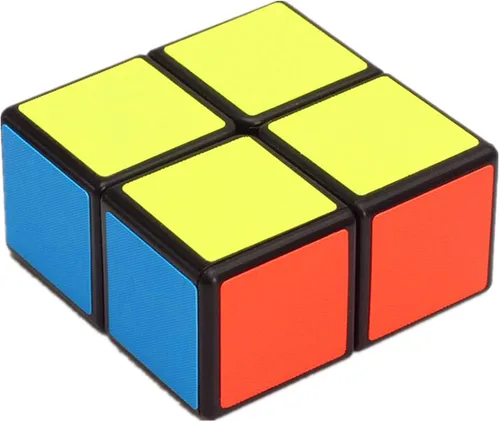 Vista 4 de Cuberspeed Z 2x2x1 Super Floppy Cubo Mágico Negro Fácil Cubos para Niños 1x2x2 Speed Cube