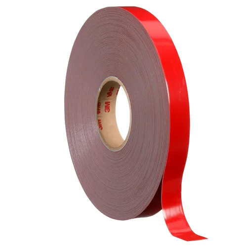 Vista 3 de 3M 4611 VHB - Cinta adhesiva, color gris oscuro, 1 pulgada de ancho x 36 yardas de largo (paquete de 1)