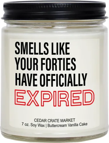 Vista 9 de Cedar Crate Market -Regalos de cumpleaños número 16 para niñas, vela de cumpleaños dulce de 16 años, aroma a pastel de vainilla y crema de Dulce 16