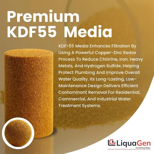 Vista 3 de LiquaGen KDF 55 Medios de filtro de zinc de cobre – Gránulos reciclables de 1 libra para eliminación de cloro, hierro, metales pesados y bacterias