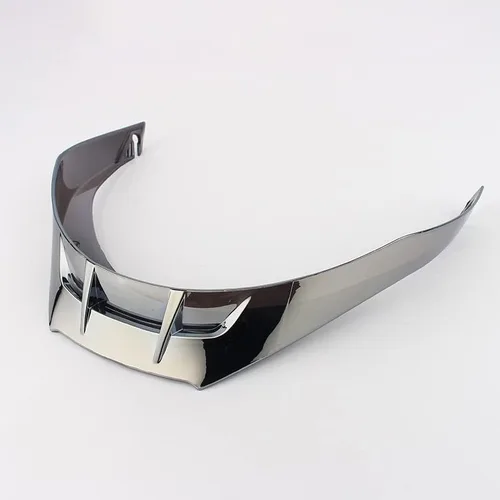 Vista 7 de Casco de motocicleta con borde trasero, protector de carcasa, visera, tiras de alerón de aire de carreras, cubierta de alerón para accesorios