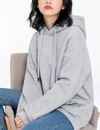 Vista 4 de Yeokou Sudaderas con capucha de invierno para mujer, sudadera de forro polar sherpa cálida y pesada