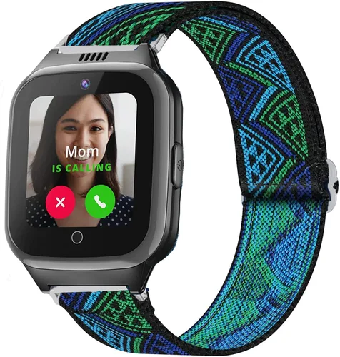 Vista 11 de Compatible con Cosmo JrTrack 3 Band, Lamshaw Correa de repuesto ajustable de nailon elástico compatible con Cosmo JrTrack 3 / JrTrack 2 SE Smart