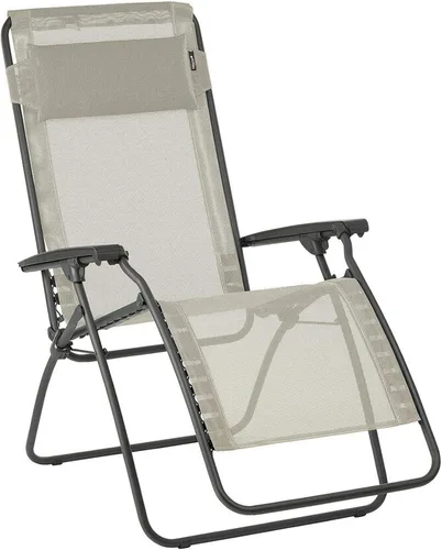 Vista 7 de Lafuma - Zero Gravity Chair - Outdoor Recliner Chair Rclip Batyline®iso Magnolia Tubing Titane - Made in France - LFM4023_9269-5 Year Warranty Pink