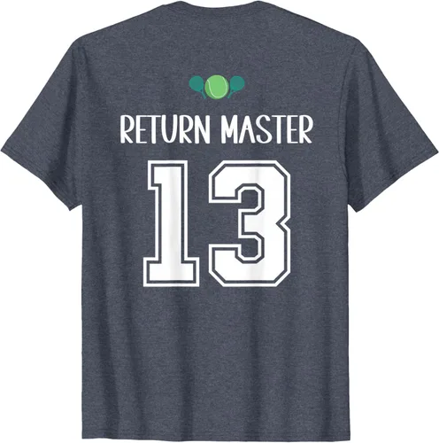 Vista 64 de Camiseta divertida del grupo de tenis de pádel para el equipo de pádel