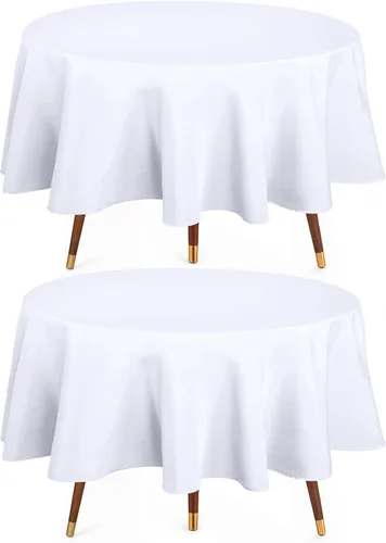 Vista 27 de Utopia Kitchen Mantel rectangular, 1 paquete, mantel lavable a máquina, mantel de poliéster para comedor, fiestas de bufé, pícnics, eventos, bodas