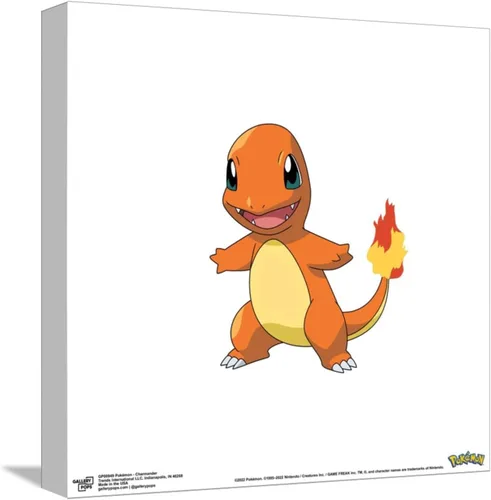 Vista 10 de Trends International Gallery Pops Pokemon - Arte de pared Charmander, versión enmarcada negra, 12 x 12 pulgadas