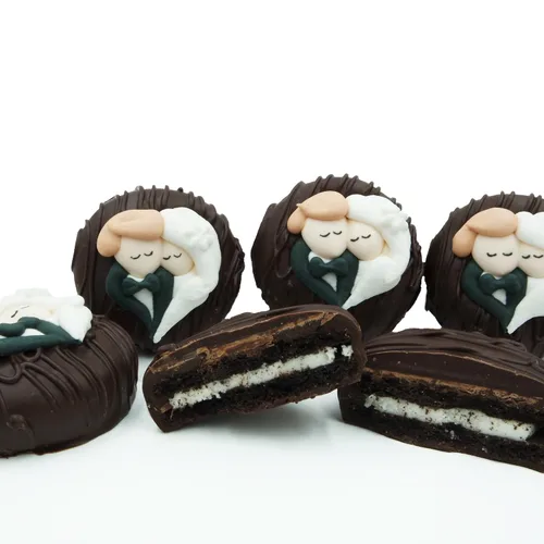 Vista 58 de Galletas Oreo bañadas en chocolate oscuro y con leche, de Philadelphia Candies
