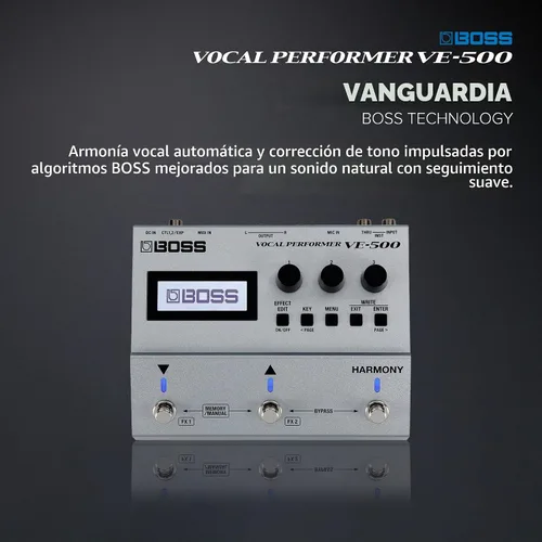 Vista 3 de Unidad multiefectos BOSS VE-500 Vocal Performer