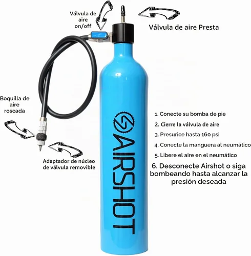 Vista 3 de Inflador de neumáticos sin cámara 1.15l