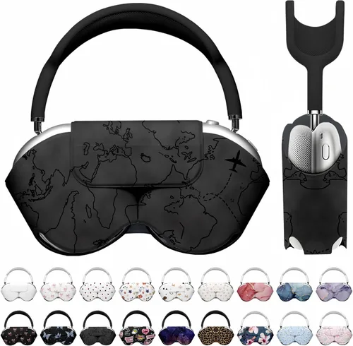 Vista 41 de Maxjoy para Apple Airpods Max Funda inteligente de cubierta, Accesorios de cubierta protectora de cuero PU suave para Airpod Max con modo de sueño