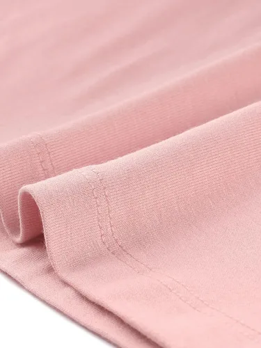 Vista 6 de Allegra K Blusa de verano con cuello barco y manga de codo para mujer
