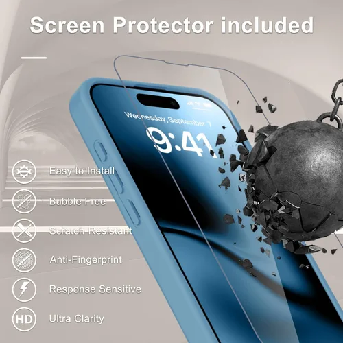 Vista 296 de Funda para Google Pixel 10 Pro XL, cubierta magnética mate, color negro Fit for MagSafe, Screen Protector included, Shockproof Military Grade