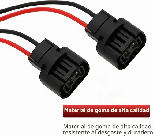 Vista 4 de Saihisday 5202 PS24W H16 Cable hembra Pigtail Dos Arnés de luz antiniebla Conector Enchufe (PS24W 5202 H16)