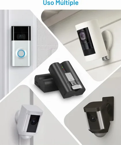 Vista 7 de 2 unidades de repuesto para batería Ring Compatible con Ring-Doorbell-Camera 2/3/4/3plus, Stick Up Camera (2ª y 3ª generación), también