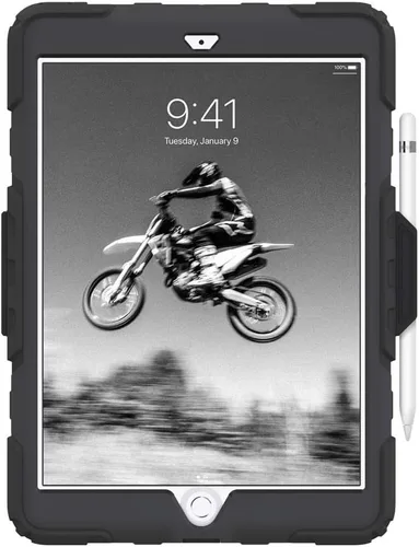 Vista 6 de Griffin Survivor All-Terrain para iPad (negro), GIPD016BLK, Apple iPad 10,2" (2020 y 2019)