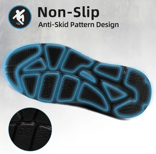 Vista 4 de Zapatos de acero extra anchos para hombre, zapatos de seguridad para hombre, zapatos de seguridad indestructibles para trabajo de construcción