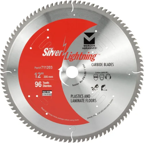 Vista 10 de Mercer Abrasives 715381 Cuchilla de corte de madera de carburo ATB de 16 dientes con diámetro de 5-3/8 pulgadas y eje de 5/8 pulgadas