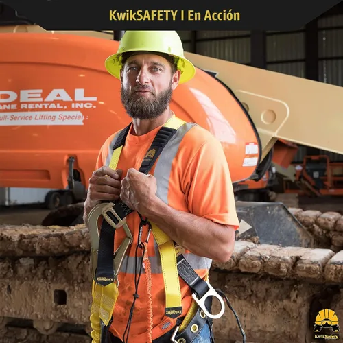 Vista 9 de KwikSafety SUPERCELL Safety Harness ANSI OSHA Fall Protection Gear Estándar