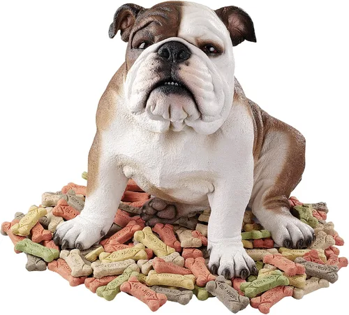 Vista 6 de Design Toscano Escultura Buster the Bulldog de 16 pulgadas