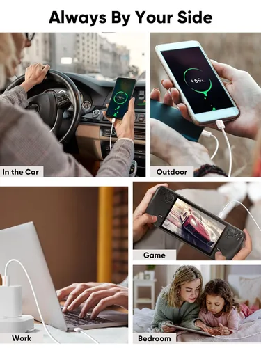 Vista 7 de CableCreation Cable de carga rápida USB C a C 1 metro 60W - Paquete de 3 cables trenzados USB C tipo C para cargar iPhone 16/15 Pro Max Plus, iPad