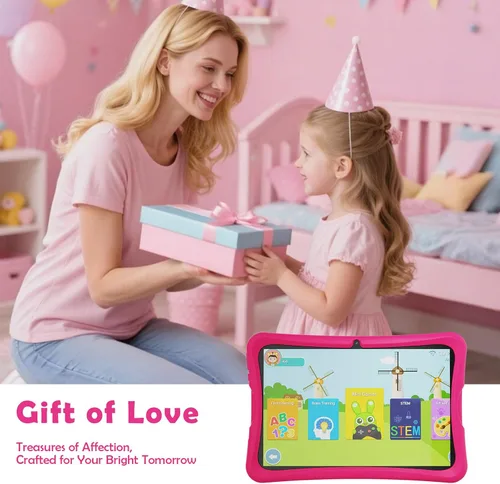 Vista 7 de DigiLand Android 15 Kids Tablet, tabletas de 10.1 pulgadas, 6 GB de RAM+32 GB de ROM (ampliar a TF), control parental, software para niños 10