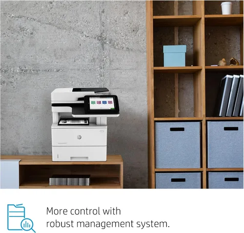 Vista 7 de HP LaserJet Enterprise MFP M528dn Impresora monocromática todo en uno con Ethernet integrado e impresión de 2 caras (1PV64A)