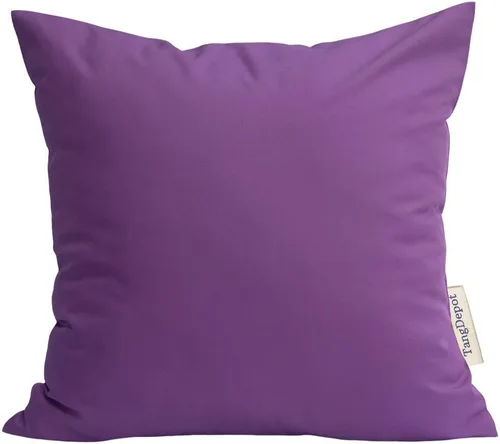 Vista 60 de TangDepot Fundas de almohada sólidas de seda sintética duradera, fundas de almohada cuadradas decorativas, fundas de almohada para interiores y Azul