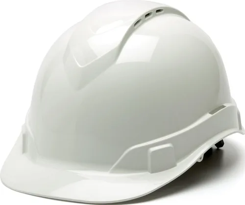 Vista 9 de Pyramex Ridgeline Cap Style Hard Hat, 4-Point Ratchet, Vented